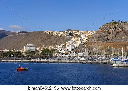 Stock Photography - Marina, San Sebastian de la Gomera, La Gomera, Canary Islands, Spain, Europe. Fotosearch