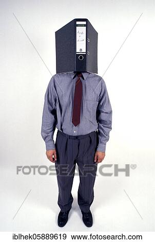 Master file, file folder over the head, office employee, Berlin, Germany, Europe View Large Photo Image Stock Photo - Master file, file folder over the head, office employee, Berlin, Germany, Europe. Fotosearch