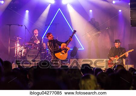 Stock Photography - Matt Buchli from the Swiss band 77 Bombay Street live at Schüür Lucerne, Switzerland, Europe. Fotosearch