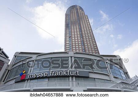 Messeturm, Messe Frankfurt, Frankfurt am Main, Hesse, Germany, Europe View Large Photo Image Stock Photo - Messeturm, Messe Frankfurt, Frankfurt am Main, Hesse, Germany, Europe. Fotosearch