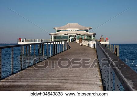 Mikado Tea House, pier, Timmendorfer Strand, Baltic Sea coast, Lübeck Bay, Schleswig-Holstein, Germany, Europe View Large Photo Image Stock Photo - Mikado Tea House, pier, Timmendorfer Strand, Baltic Sea coast, Lübeck Bay, Schleswig-Holstein, Germany, Europe. Fotosearch