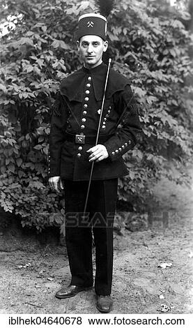 Mining, miner in traditional uniform, 1920s, exact place unknown, Germany, Europe View Large Photo Image Stock Photo - Mining, miner in traditional uniform, 1920s, exact place unknown, Germany, Europe. Fotosearch
