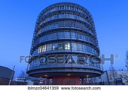 Modern office building at dawn, Nuremberg, Middle Franconia, Bavaria, Germany, Europe View Large Photo Image Stock Photo - Modern office building at dawn, Nuremberg, Middle Franconia, Bavaria, Germany, Europe. Fotosearch