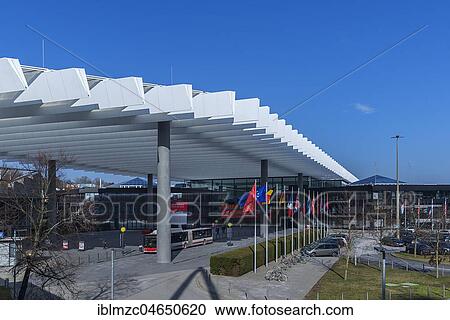 Modern roofing, forecourt expo, Nuremberg, Middle Franconia, Bavaria, Germany, Europe View Large Photo Image Stock Image - Modern roofing, forecourt expo, Nuremberg, Middle Franconia, Bavaria, Germany, Europe. Fotosearch