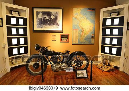 Motorcycle of Ernesto Che Guevara, Museo Casa del Che, Alta Gracia, Province of Córdoba, Argentina, South America View Large Photo Image Stock Photo - Motorcycle of Ernesto Che Guevara, Museo Casa del Che, Alta Gracia, Province of Córdoba, Argentina, South America. Fotosearch