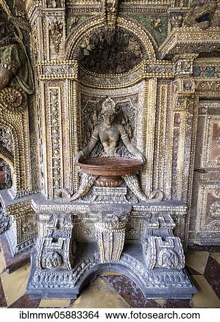 Mythical fountain figure, fountain, decorated with shells, Grottenhof, Munich Residence, Munich, Upper Bavaria, Bavaria, Germany, Europe View Large Photo Image Picture - Mythical fountain figure, fountain, decorated with shells, Grottenhof, Munich Residence, Munich, Upper Bavaria, Bavaria, Germany, Europe. Fotosearch