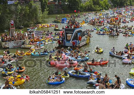 Nabada, event on Schwörmontag, boats, water vehicles, people on the Danube, Ulm, Baden-Württemberg, Germany, Europe View Large Photo Image Stock Image - Nabada, event on Schwörmontag, boats, water vehicles, people on the Danube, Ulm, Baden-Württemberg, Germany, Europe. Fotosearch