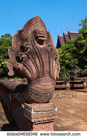 Naga figure at Wat Phuttha Nimit Phra Saiyat, Pagoda, Phra Buddha Phukhao, Sahatsakhan District, Kalasin, Isan, Thailand, Asia View Large Photo Image Stock Photo - Naga figure at Wat Phuttha Nimit Phra Saiyat, Pagoda, Phra Buddha Phukhao, Sahatsakhan District, Kalasin, Isan, Thailand, Asia. Fotosearch
