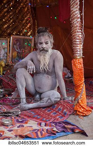 Naked Sadhu during Hindu festival Kumbh Mela, Ujjain, India, Asia View Large Photo Image Stock Image - Naked Sadhu during Hindu festival Kumbh Mela, Ujjain, India, Asia. Fotosearch