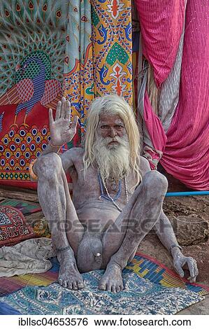 Naked Sadhu during Hindu festival Kumbh Mela, Ujjain, India, Asia View Large Photo Image Stock Photograph - Naked Sadhu during Hindu festival Kumbh Mela, Ujjain, India, Asia. Fotosearch
