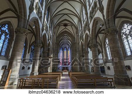 Neo-Gothic interior, St. Pauls Church, Munich, Upper Bavaria, Bavaria, Germany, Europe View Large Photo Image Stock Photo - Neo-Gothic interior, St. Pauls Church, Munich, Upper Bavaria, Bavaria, Germany, Europe. Fotosearch
