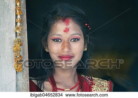 Nepalese woman of the Tharu ethnic group, portrait, Chitwan, Nepal, Asia View Large Photo Image Picture - Nepalese woman of the Tharu ethnic group, portrait, Chitwan, Nepal, Asia. Fotosearch