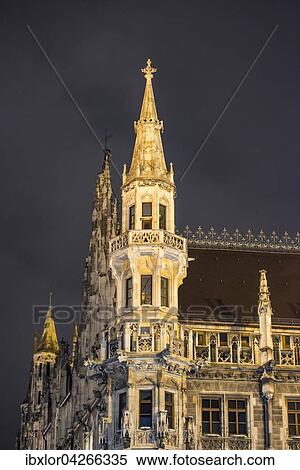 Neues Rathaus, Munchen, Bayern, Deutschland, Europa View Large Photo Image Stock Photography - Neues Rathaus, Munchen, Bayern, Deutschland, Europa. Fotosearch