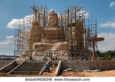 New construction of Buddha statues, Phra Buddha Phukhao, Sahatsakhan District, Kalasin, Isan, Thailand, Asia View Large Photo Image Stock Photograph - New construction of Buddha statues, Phra Buddha Phukhao, Sahatsakhan District, Kalasin, Isan, Thailand, Asia. Fotosearch
