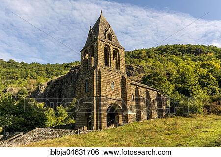 Notre Dame des Chazes church on the River Allier, Haute-Loire department, Auvergne-Rhône-Alpes, France, Europe View Large Photo Image Stock Photograph - Notre Dame des Chazes church on the River Allier, Haute-Loire department, Auvergne-Rhône-Alpes, France, Europe. Fotosearch