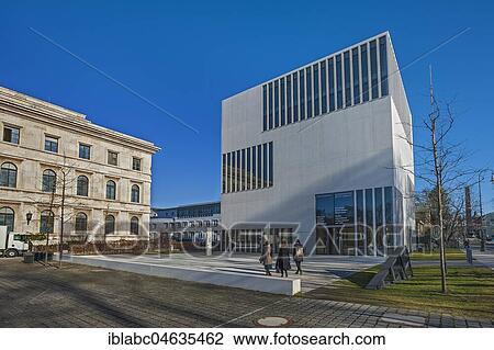 Stock Image - NS documentation centre at Königsplatz, Munich, Bavaria, Germany, Europe. Fotosearch