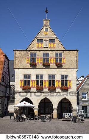 Old town hall at the market place, Werne, Westphalia, North Rhine-Westphalia, Germany, Europe View Large Photo Image Stock Photo - Old town hall at the market place, Werne, Westphalia, North Rhine-Westphalia, Germany, Europe. Fotosearch