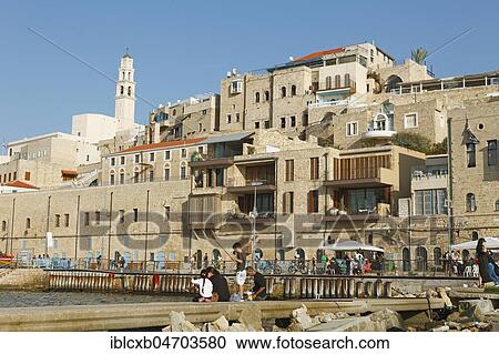 Old town of Jaffa with St. Peter church, old port, today part of Tel Aviv, Tel Aviv-Jaffa, Israel, Asia View Large Photo Image Stock Image - Old town of Jaffa with St. Peter church, old port, today part of Tel Aviv, Tel Aviv-Jaffa, Israel, Asia. Fotosearch
