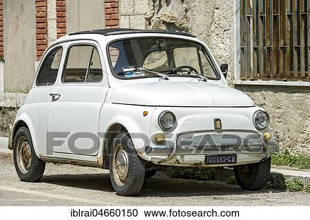 Old white FIAT Nuova 500 L, Cinquecento, Oldtimer, Molise, Italy, Europe View Large Photo Image Stock Image - Old white FIAT Nuova 500 L, Cinquecento, Oldtimer, Molise, Italy, Europe. Fotosearch