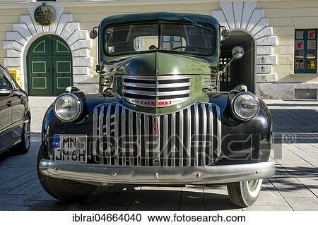 Oldtimer CHEVROLET 3100 Pickup Truck, construction year 1946, Bavaria, Germany, Europe View Large Photo Image Stock Image - Oldtimer CHEVROLET 3100 Pickup Truck, construction year 1946, Bavaria, Germany, Europe. Fotosearch