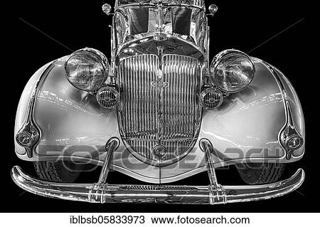 Oldtimer Detail, Auto Union, HORCH 855 special roadster, in black and white View Large Photo Image Stock Image - Oldtimer Detail, Auto Union, HORCH 855 special roadster, in black and white. Fotosearch