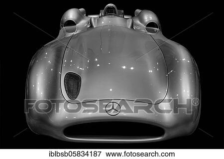 Oldtimer detail, Mercedes W19b streamline, in black and white View Large Photo Image Stock Photo - Oldtimer detail, Mercedes W19b streamline, in black and white. Fotosearch