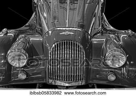 Oldtimer Detail, Morgan Plus 8, in black and white View Large Photo Image Stock Image - Oldtimer Detail, Morgan Plus 8, in black and white. Fotosearch