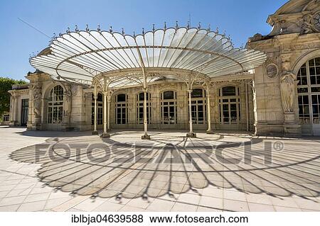 Stock Photo - Opera de Vichy, glass canopy, Vichy, Allier, Auvergne, France, Europe. Fotosearch