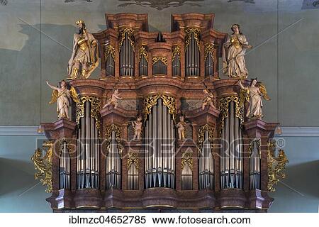 Organ with baroque organ case from 1740, Neustädter Kirche, baroque church, Erlangen, Middle Franconia, Bavaria, Germany, Europe View Large Photo Image Stock Photography - Organ with baroque organ case from 1740, Neustädter Kirche, baroque church, Erlangen, Middle Franconia, Bavaria, Germany, Europe. Fotosearch