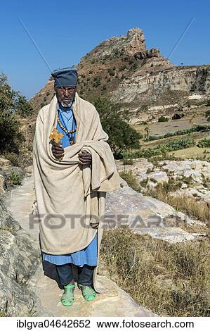 Orthodox priest of the monolithic church Daniel Korkor, Gheralta Mountains, Tigray, Ethiopia, Africa View Large Photo Image Stock Image - Orthodox priest of the monolithic church Daniel Korkor, Gheralta Mountains, Tigray, Ethiopia, Africa. Fotosearch