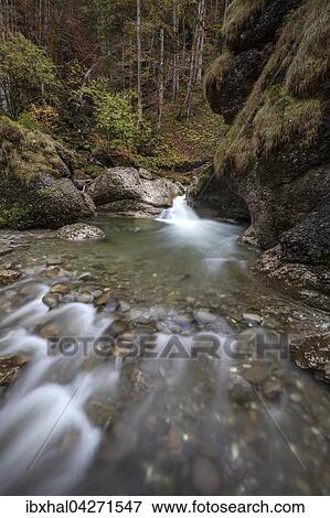 Ostertalbach im Ostertaltobel mit kleinem Wasserfall, Herbststimmung, Gunzesried-Sage, Allgau, Bayern, Deutschland, Europa View Large Photo Image Stock Photo - Ostertalbach im Ostertaltobel mit kleinem Wasserfall, Herbststimmung, Gunzesried-Sage, Allgau, Bayern, Deutschland, Europa. Fotosearch