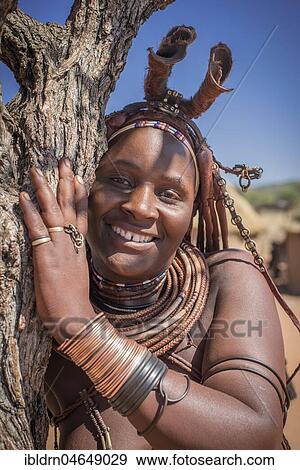 Ovahimba or Himba, Portrait of a married woman, Kunene District, Namibia, Africa View Large Photo Image Stock Photo - Ovahimba or Himba, Portrait of a married woman, Kunene District, Namibia, Africa. Fotosearch