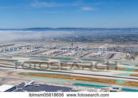 Overview Terminals of Los Angeles International Airport (LAX) in the, Los Angeles, USA, North America View Large Photo Image Stock Photograph - Overview Terminals of Los Angeles International Airport (LAX) in the, Los Angeles, USA, North America. Fotosearch