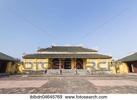 Stock Photo - Palace of Tranquil Longevity or Truong Sanh residence, Imperial City, Hue, Vietnam, Asia. Fotosearch