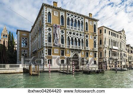 Palazzo Cavalli-Franchetti, Canal Grande, San Marco, Cannaregio, Venedig, Veneto, Italien, Europa View Large Photo Image Stock Image - Palazzo Cavalli-Franchetti, Canal Grande, San Marco, Cannaregio, Venedig, Veneto, Italien, Europa. Fotosearch