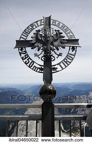 Peak cross of Zugspitze, Upper Bavaria, Bavaria, Germany, Europe View Large Photo Image Stock Image - Peak cross of Zugspitze, Upper Bavaria, Bavaria, Germany, Europe. Fotosearch