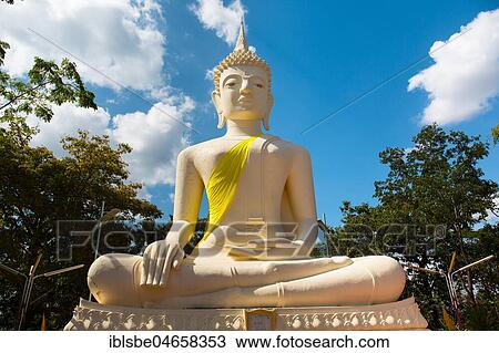 Phutthasathan Phu Sing Buddha Statue, Non Buri, Sahatsakhan district, Kalasin province, Isan, Northeast Thailand View Large Photo Image Stock Image - Phutthasathan Phu Sing Buddha Statue, Non Buri, Sahatsakhan district, Kalasin province, Isan, Northeast Thailand. Fotosearch