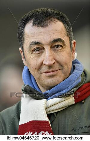 Stock Image - Politician Cem Özdemir Bündnis 90, Die Grünen, portrait, Guest of Honour at VfB Stuttgart, Mercedes-Benz Arena, Stuttgart, Baden-Württemberg, Germany, Europe. Fotosearch