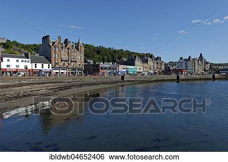Port and centre of the city, Oban, Argyll and Bute, Scotland, Great Britain View Large Photo Image Stock Photograph - Port and centre of the city, Oban, Argyll and Bute, Scotland, Great Britain. Fotosearch