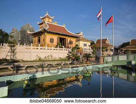 Stock Image - President Ho Chi Minh Memorial Complex, Ban Na Chok, Nakhon Phanom, Isan, Thailand, Asia. Fotosearch