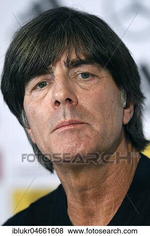 Press conference with national coach Joachim Jogi Löw in front of the friendly match against Spain View Large Photo Image Stock Photo - Press conference with national coach Joachim Jogi Löw in front of the friendly match against Spain. Fotosearch