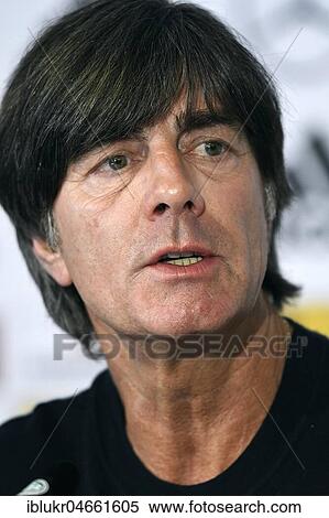 Press conference with national coach Joachim Jogi Löw in front of the friendly match against Spain View Large Photo Image Stock Photography - Press conference with national coach Joachim Jogi Löw in front of the friendly match against Spain. Fotosearch