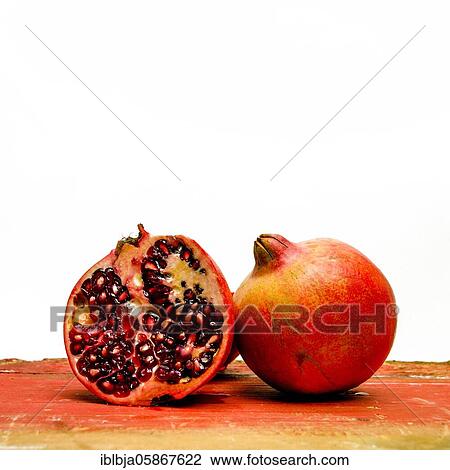 Stock Image - Promegranate, studio shot, France, Europe. Fotosearch