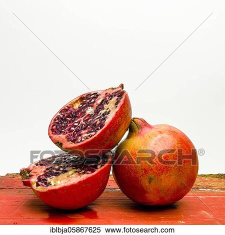 Promegranate, studio shot, France, Europe View Large Photo Image Stock Photography - Promegranate, studio shot, France, Europe. Fotosearch