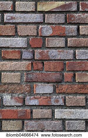 Picture - Red brick wall. Fotosearch