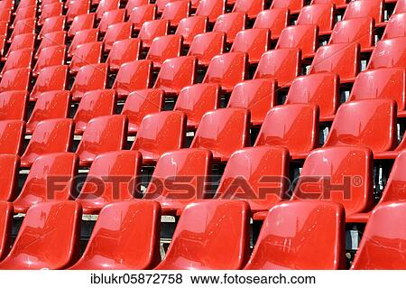 Red seat shells in the Rhein Energie Stadium, Cologne, Germany, Europe View Large Photo Image Stock Photo - Red seat shells in the Rhein Energie Stadium, Cologne, Germany, Europe. Fotosearch