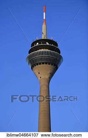 Rhine Tower, Düsseldorf, North Rhine-Westphalia, Germany, Europe View Large Photo Image Stock Photo - Rhine Tower, Düsseldorf, North Rhine-Westphalia, Germany, Europe. Fotosearch