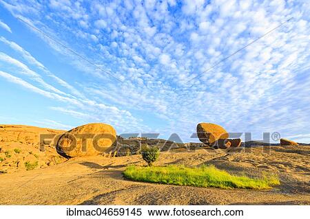 Stock Photography - Rocks, Rock Formation Bulls Party, Bull's Party, Farm Ameib, Erongo Region, Namibia, Africa. Fotosearch