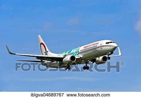Royal Air Maroc, Boeing 737-800, CN-RGG, Morocco, Africa View Large Photo Image Stock Photo - Royal Air Maroc, Boeing 737-800, CN-RGG, Morocco, Africa. Fotosearch