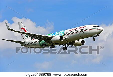 Royal Air Maroc, Boeing 737-800, CN-RGG, Morocco, Africa View Large Photo Image Stock Photo - Royal Air Maroc, Boeing 737-800, CN-RGG, Morocco, Africa. Fotosearch